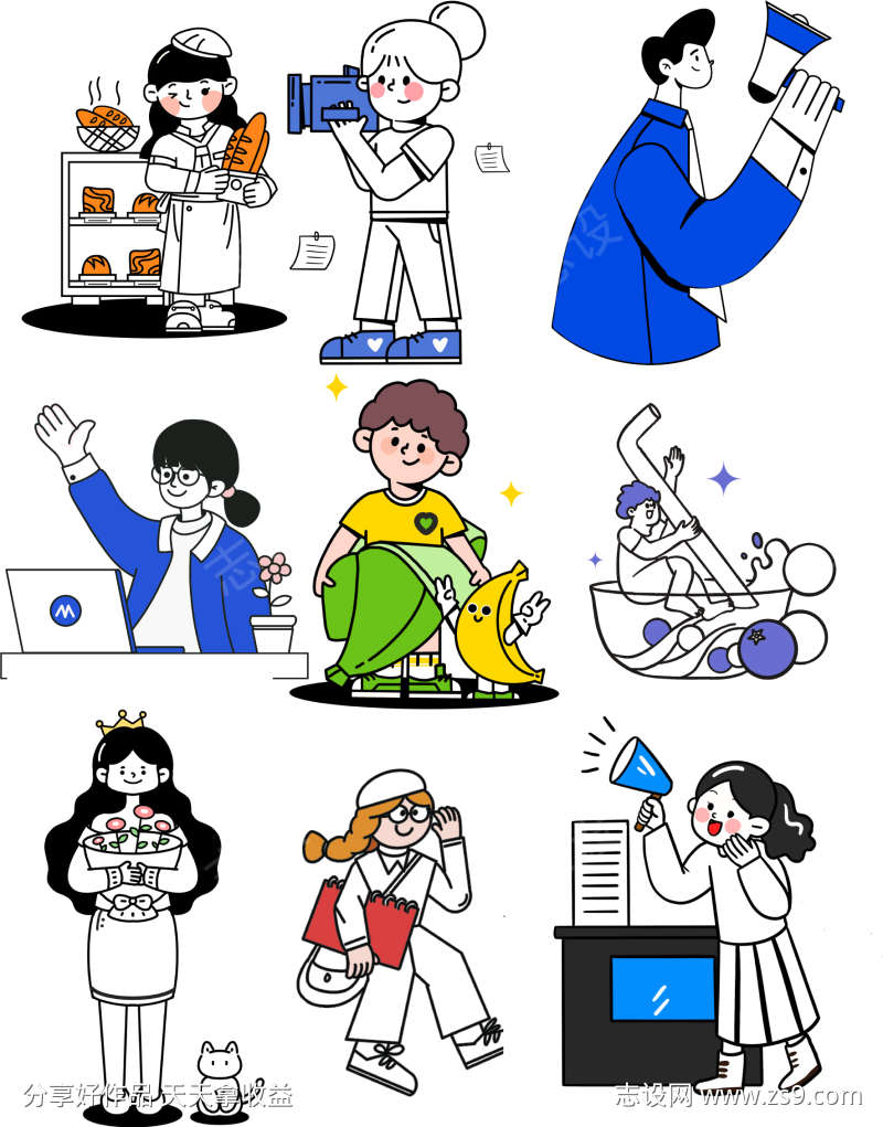 插画人物合集4