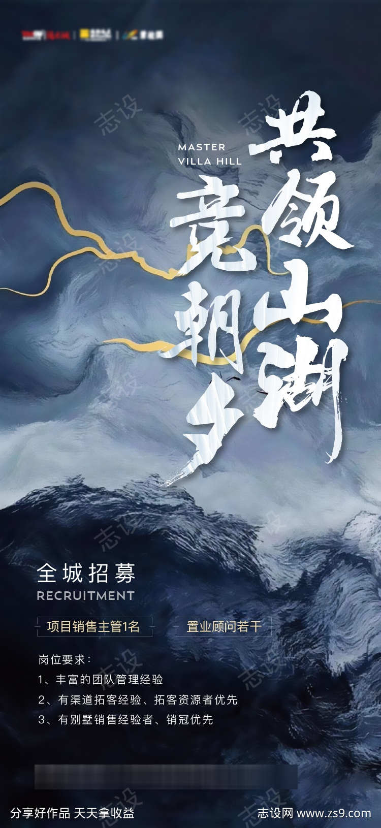品牌招聘海报