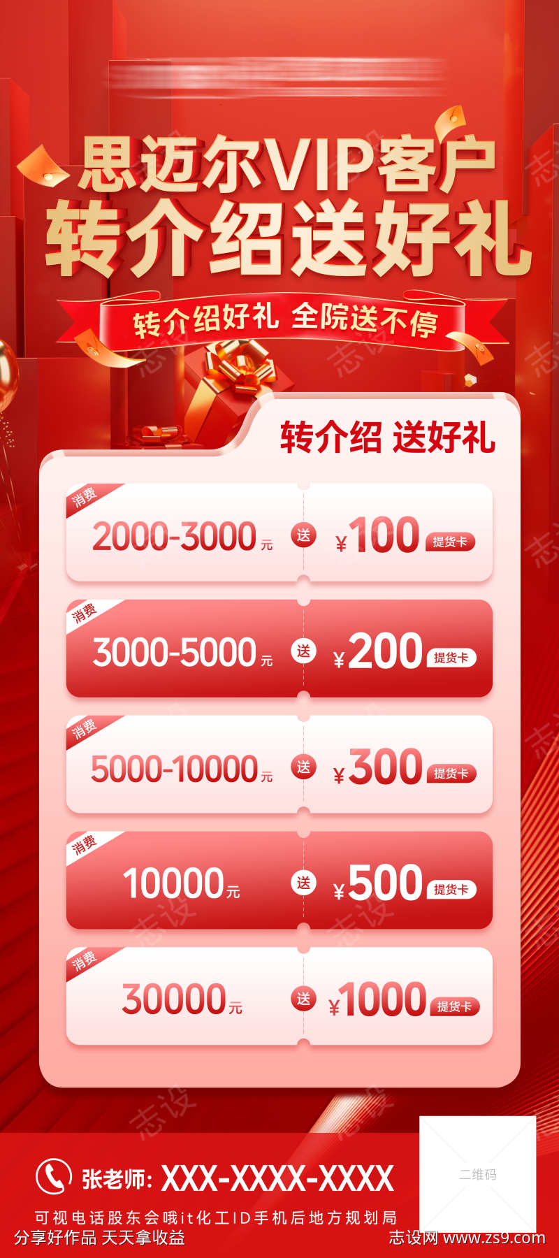 口腔推广福利展架