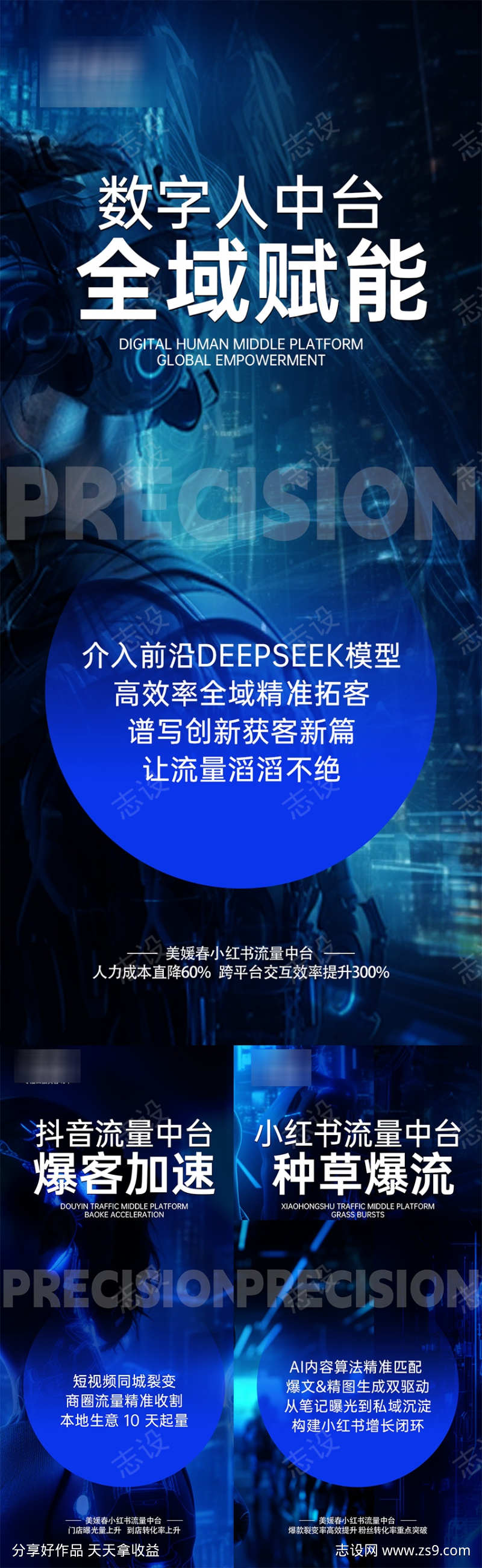 AI智能科技造势系列海报