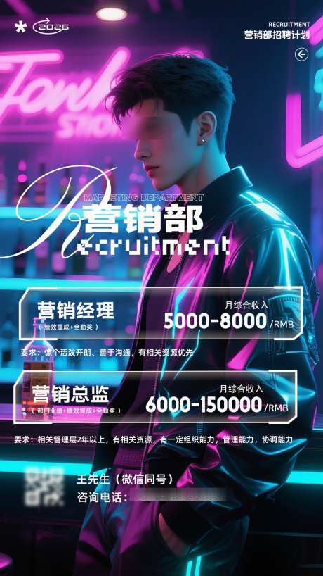 夜店招聘海报_源文件下载_PSD格式_1080X1920像素-招聘,酒吧,夜店-作品编号:2025071716057836-志设-zs9.com
