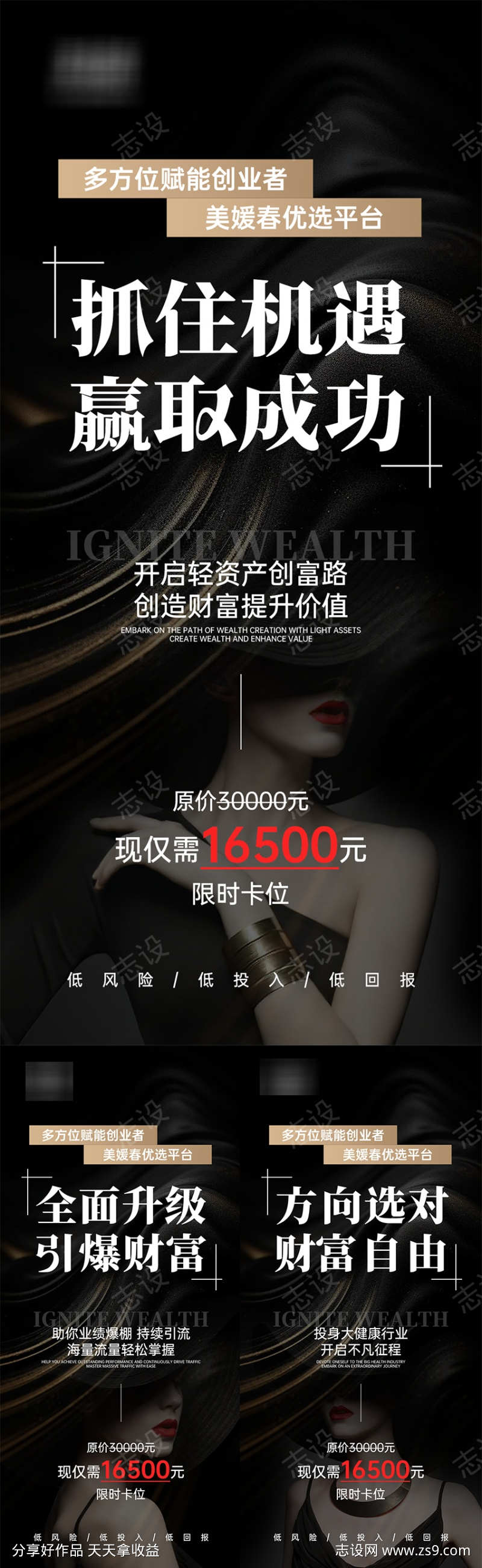 会议招商造势系列海报