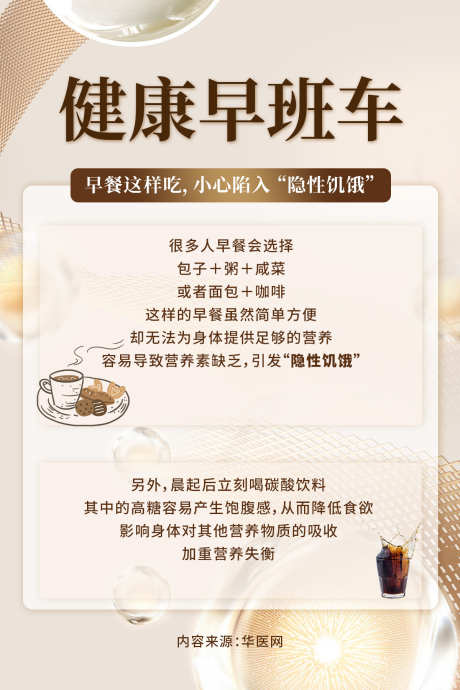 健康科普海报_源文件下载_PSD格式_1200X1800像素-早餐,金色,养生-作品编号:2025071810014366-志设