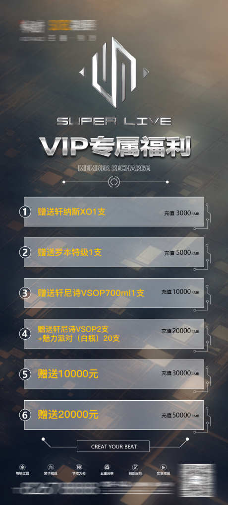 夜场会员套餐_源文件下载_PSD格式_1080X2388像素-酒水,夜店,酒吧-作品编号:2025072016405014-志设-zs9.com