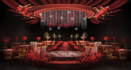 中式婚礼美陈_源文件下载_PSD格式_1984X1068像素-新中式婚礼,婚礼搭建,红色展板-作品编号:2025071909513431-志͵设˱网