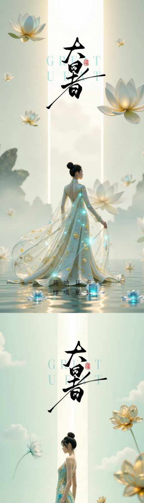 大暑小暑处暑节气海报_源文件下载_PSD格式_1479X3200像素-气质,医美,女人-作品编号:2025072109095159-志设-zs9.com