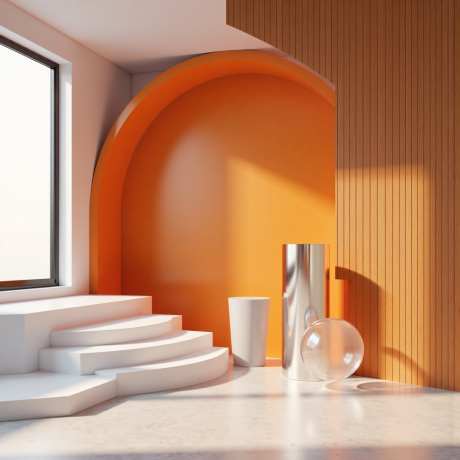 橙色C4D风格电商产品主图背景_AI图片下载_euler采样_1024X1024像素-主图,产品,电商-作品编号:2025072310226811-志设