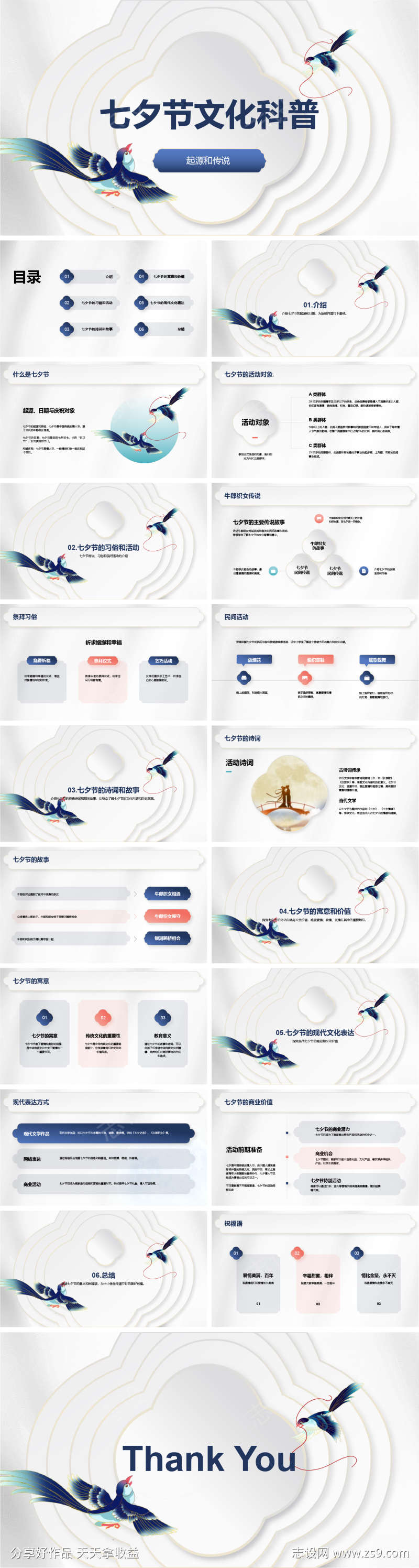 七夕节文化科普PPT