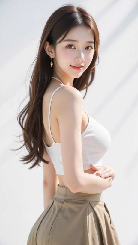 性感美女侧身照_AI图片下载_euler采样_864X1536像素-摄影,侧身,美女-作品编号:2025072314271935-志`设’网