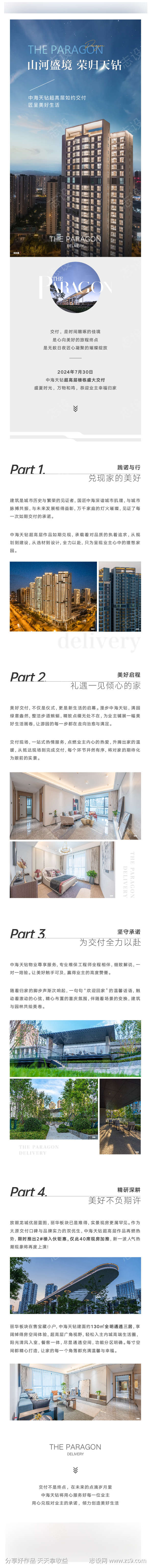 地产实景收官价值点长图