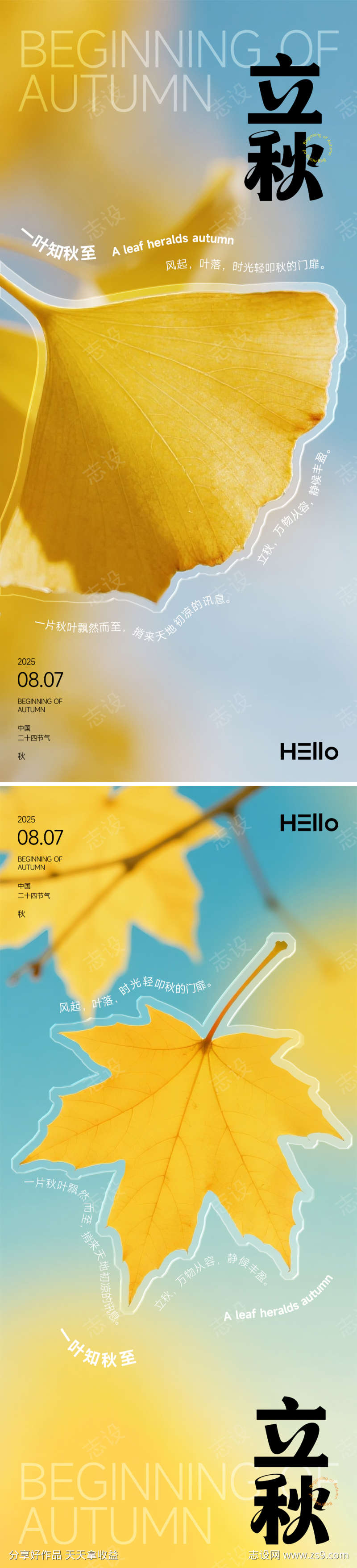 立秋一叶知秋至