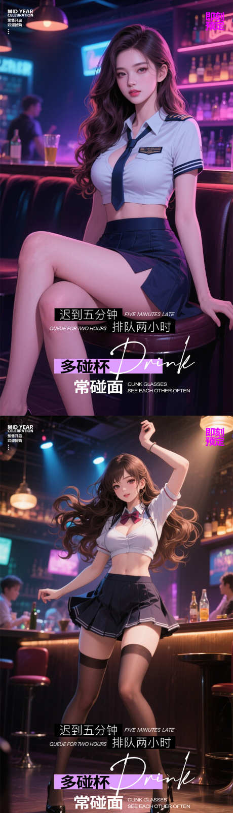 酒吧预定海报_源文件下载_PSD格式_1080X3840像素-卡通,美女,预定海报-作品编号:2025072809373644-志设