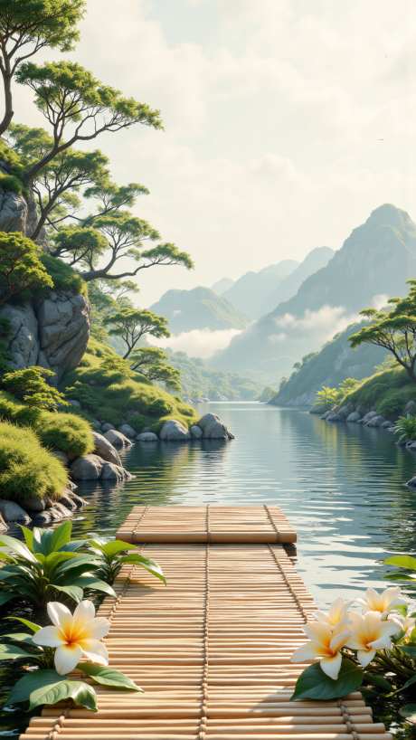 绿色清新产品宣传海报背景_AI图片下载_euler采样_864X1536像素-背景,海报,宣传-作品编号:2025072908104077-志设-zs9.com