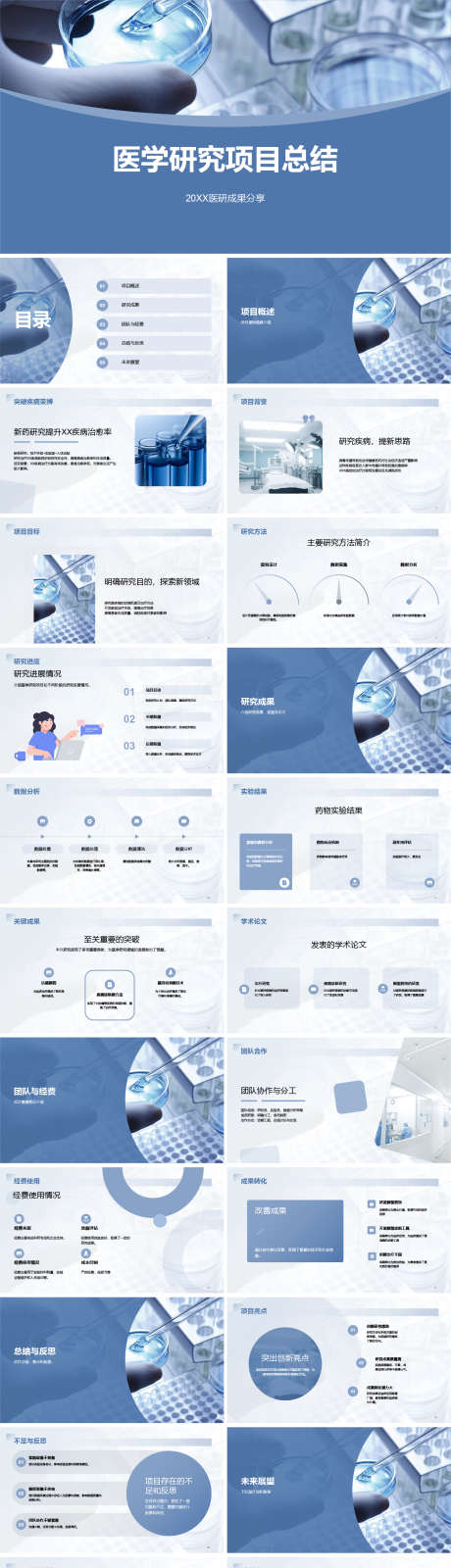 医学研究项目总结PPT_源文件下载_PPT,PPTX格式_1613X6947像素-研究,项目总结,医生-作品编号:2025072811064858-志设
