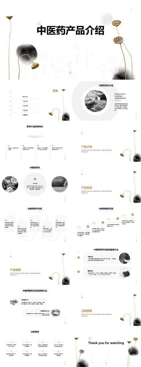 中医药产品介绍PPT_源文件下载_PPT格式_1862X4826像素-简洁,医药,医学-作品编号:2025072811202402-志设-zs9.com