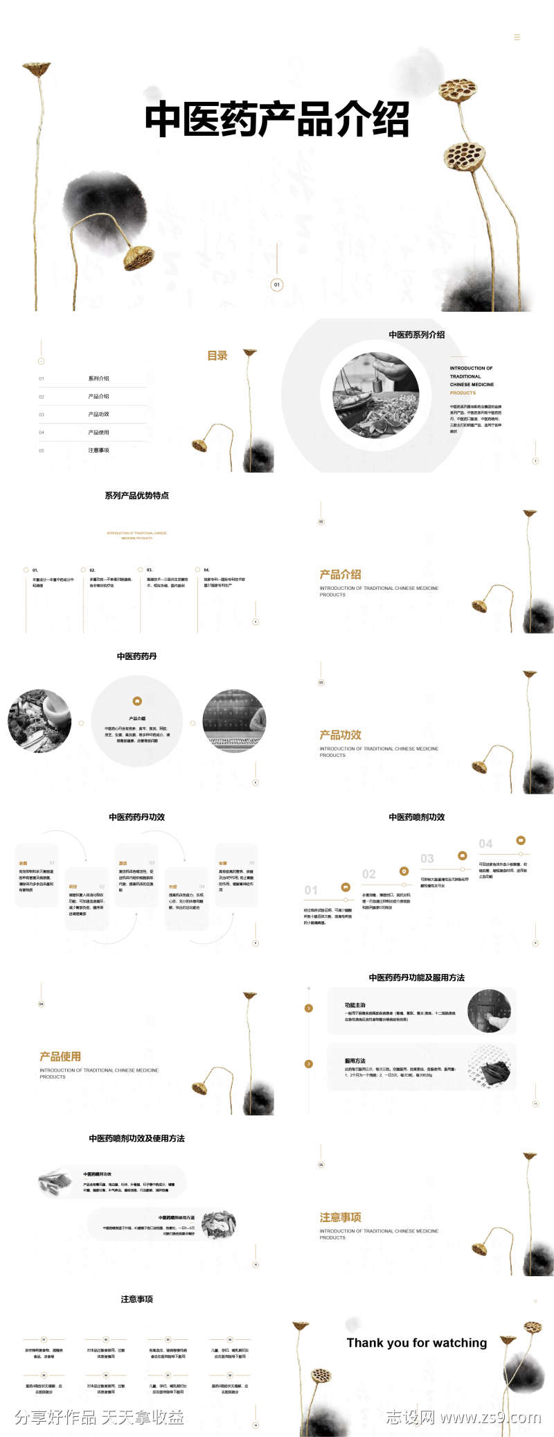 中医药产品介绍PPT