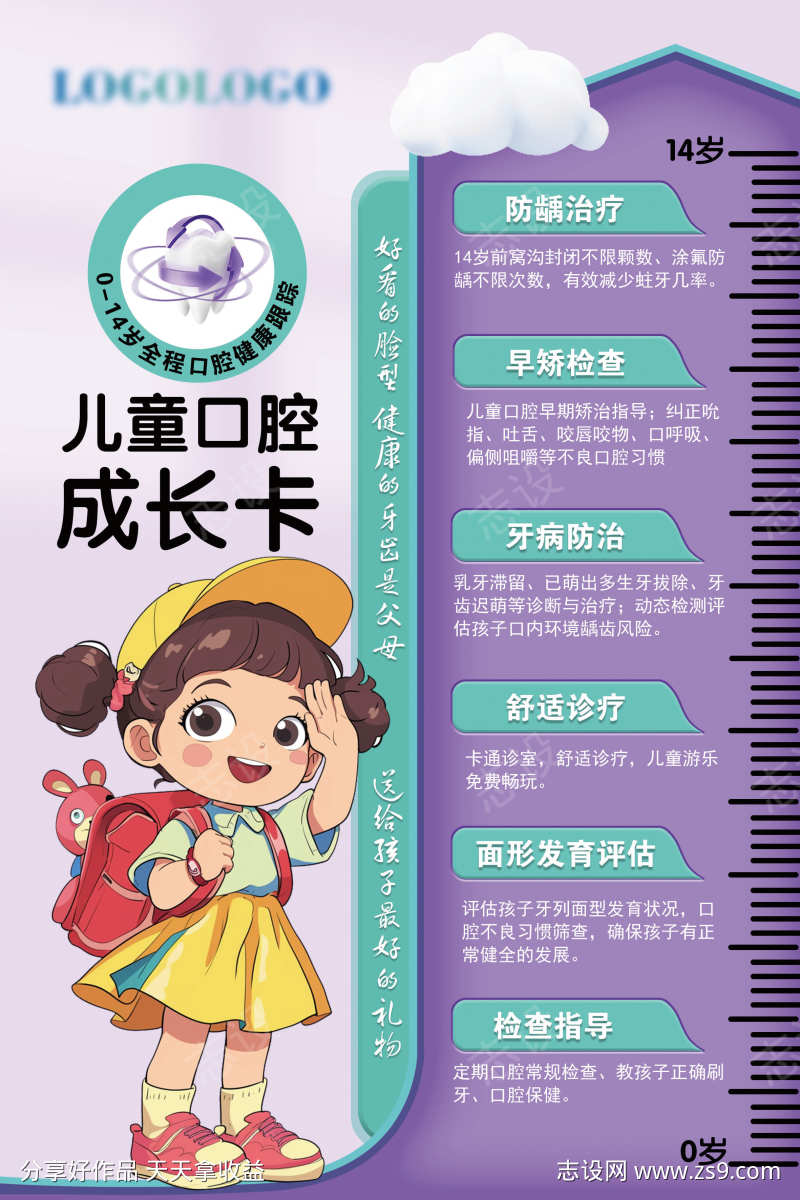 口腔成长卡