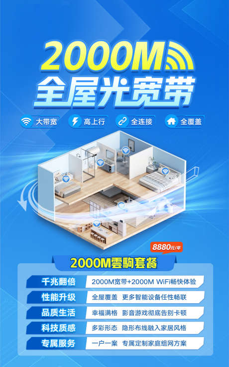 联通双千兆海报_源文件下载_PSD格式_1417X2268像素-海报,banner,通讯-作品编号:2025073001171586-志设