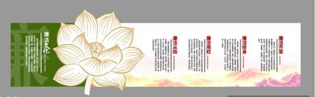 清新荷花廉政文化墙_源文件下载_CDR格式_1243X387像素-文化墙,过道,廉政-作品编号:2025073115213285-志设-zs9.com