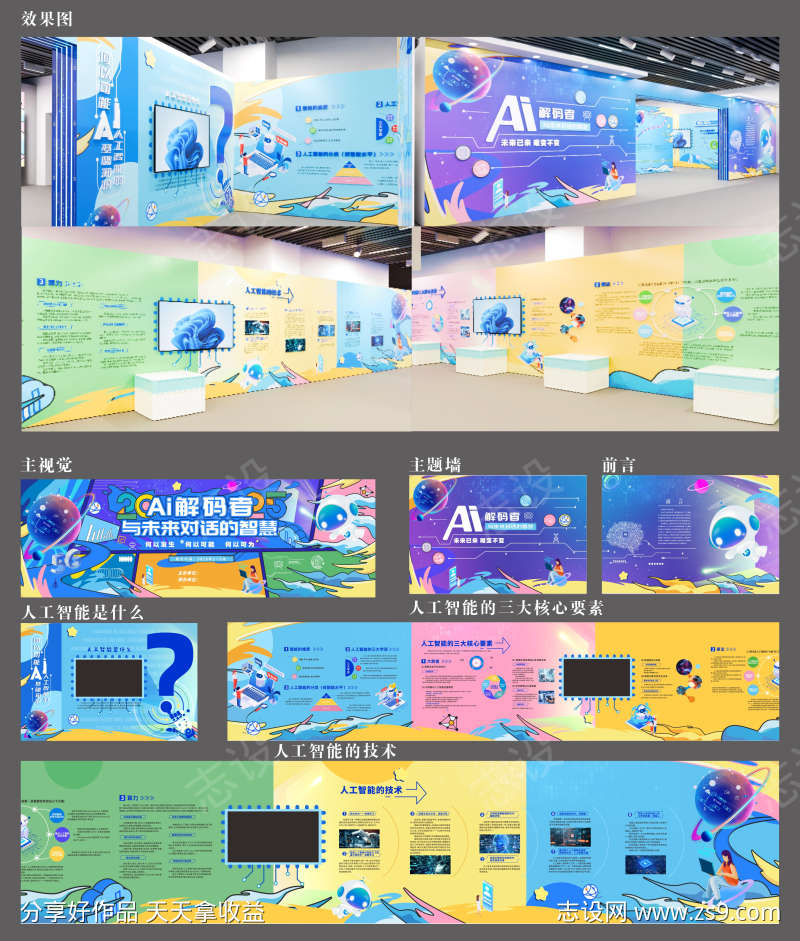 AI人工智能展主题方案