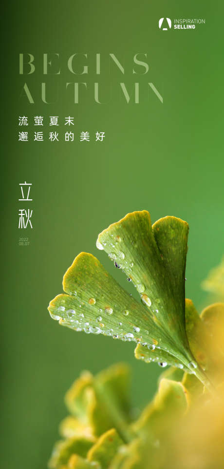 地产立秋海报_源文件下载_PSD格式_1080X2254像素-房地产,二十四节气,立秋-作品编号:2025080402736494-志设-zs9.com