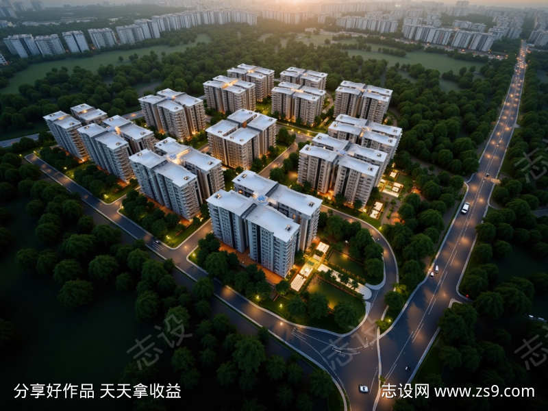 楼盘规划效果图