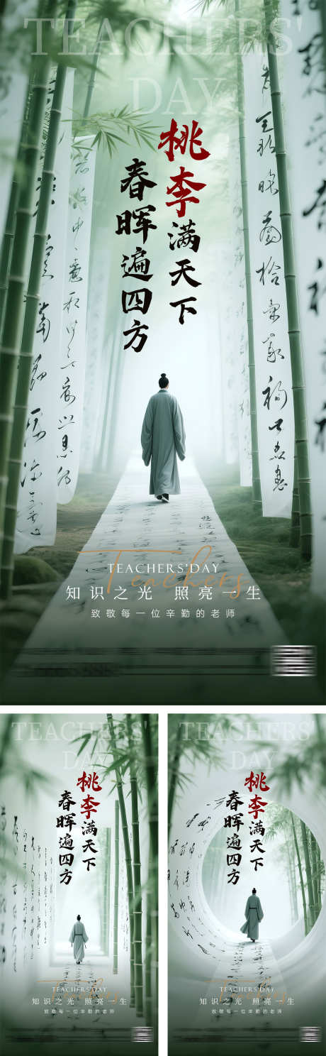 地产教师节系列海报_源文件下载_PSD格式_1200X3882像素-中国风,古风,老师-作品编号:2025080609042577-志′设ˈ̹网