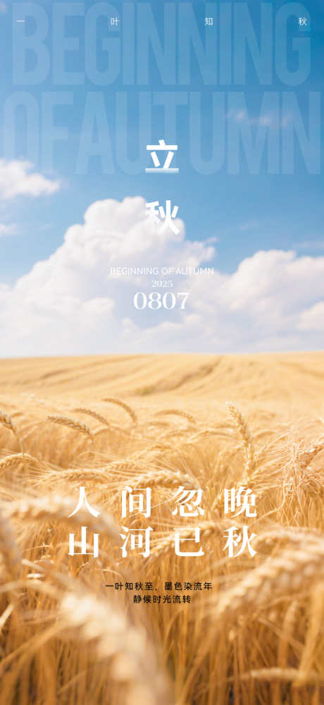 立秋节气海报_源文件下载_AI,PSD格式_750X1630像素-节气,立秋,秋天-作品编号:2025080709251155-志设
