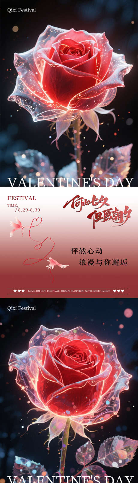 七夕活动海报_源文件下载_PSD格式_1080X4640像素-玫瑰,七夕,节日-作品编号:2025080813036003-志设-zs9.com