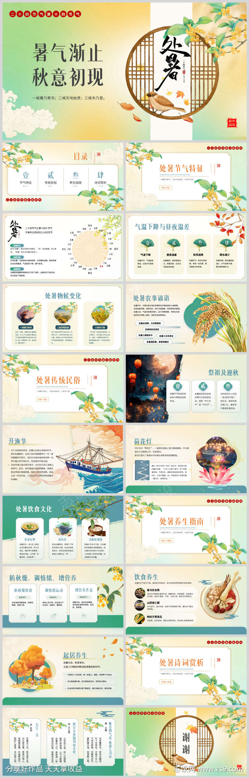二十四节气之处暑课件