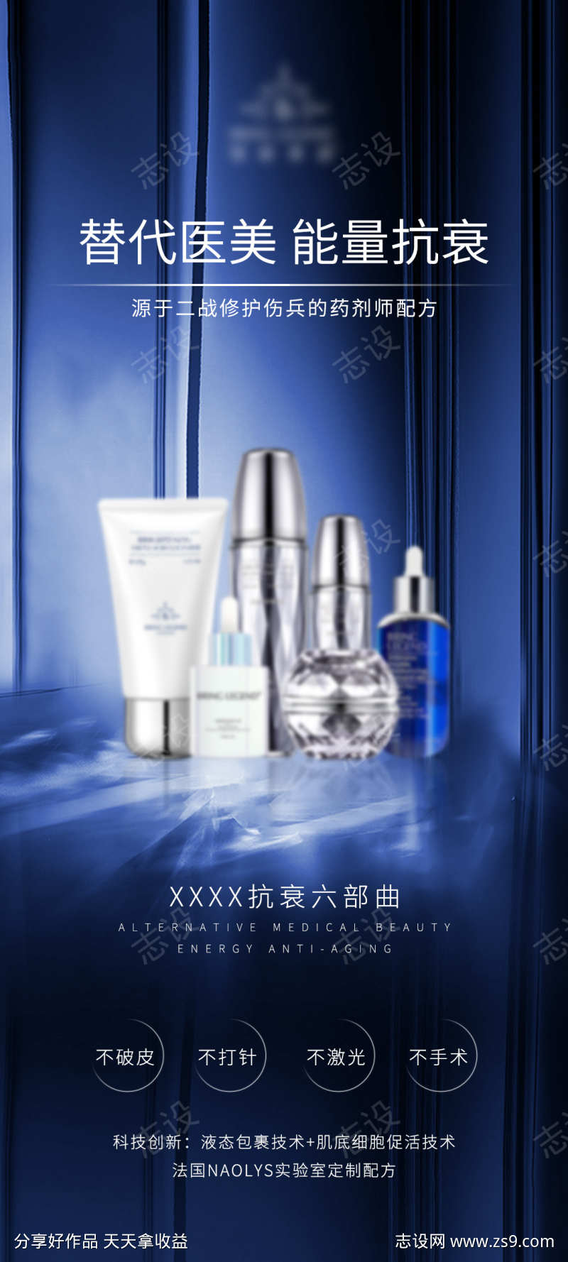 护肤产品海报