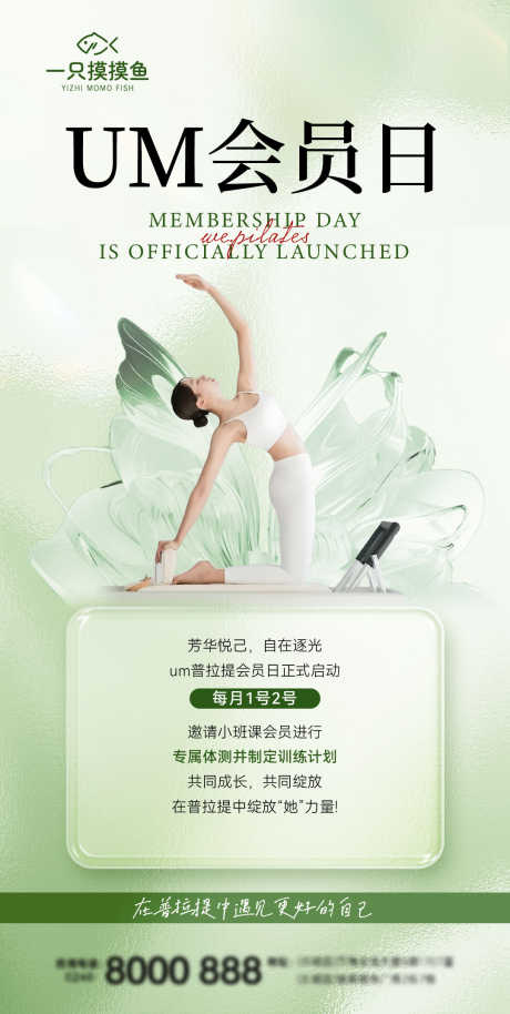 会员权益海报_源文件下载_AI,PSD格式_1080X2145像素-瑜伽,普拉提,海报-作品编号:2025080916007671-志设