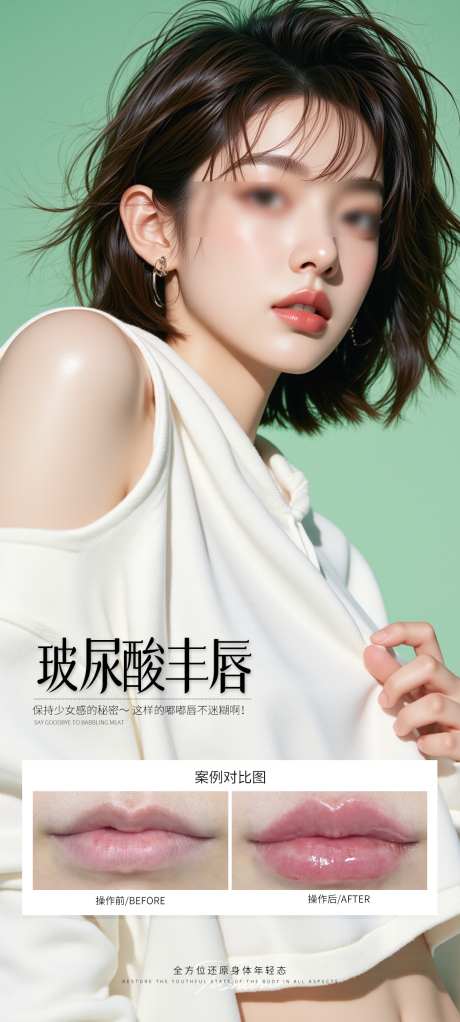 玻尿酸丰唇案例海报_源文件下载_PSD格式_1080X2400像素-医美,案例,丰唇-作品编号:2025081011005231-素材库-www.sucai1.cn