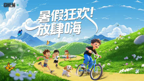 出游创意海报_源文件下载_PSD格式_3840X2160像素-儿童,行程,游玩-作品编号:2025081908444021-志.设˜网