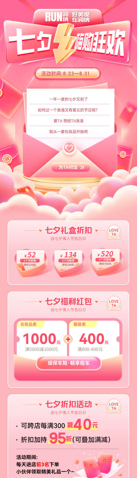 七夕嗨购狂欢节商场活动海报_源文件下载_PSD格式_1080X5522像素-信封,红包,礼盒-作品编号:2025081213148058-志设