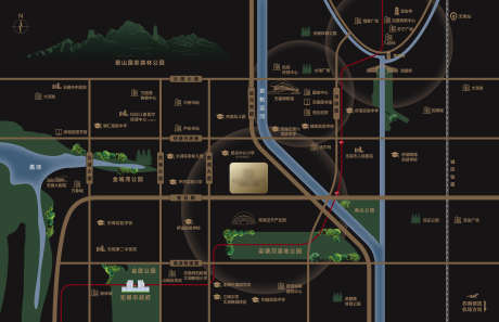 黑金地产高级区位图_源文件下载_AI,PSD格式_4681X3021像素-区位图,高级,地产-作品编号:2025081113046291-志˒设˱网