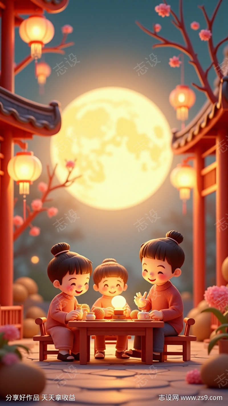中秋节团圆