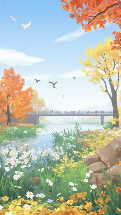 秋日群燕南飞_AI图片下载_euler采样_864X1536像素-秋景,芦苇荡,晨露凝霜-作品编号:2025081212158913-志˱设ˈ̹网