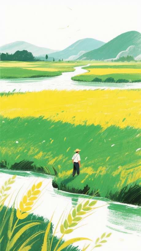 丰收的季节_AI图片下载_采样_1152X2048像素-宁静,神秘,绘本-作品编号:2025081212516419-志设