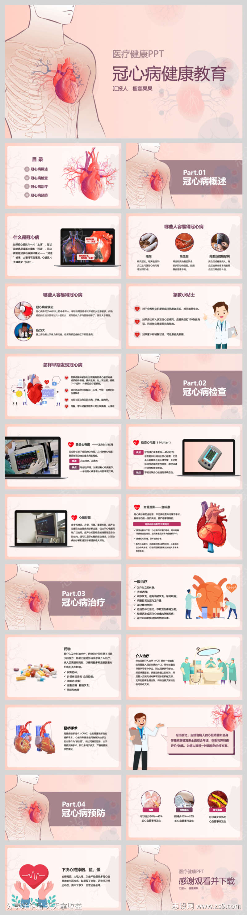 冠心病健康科普教育