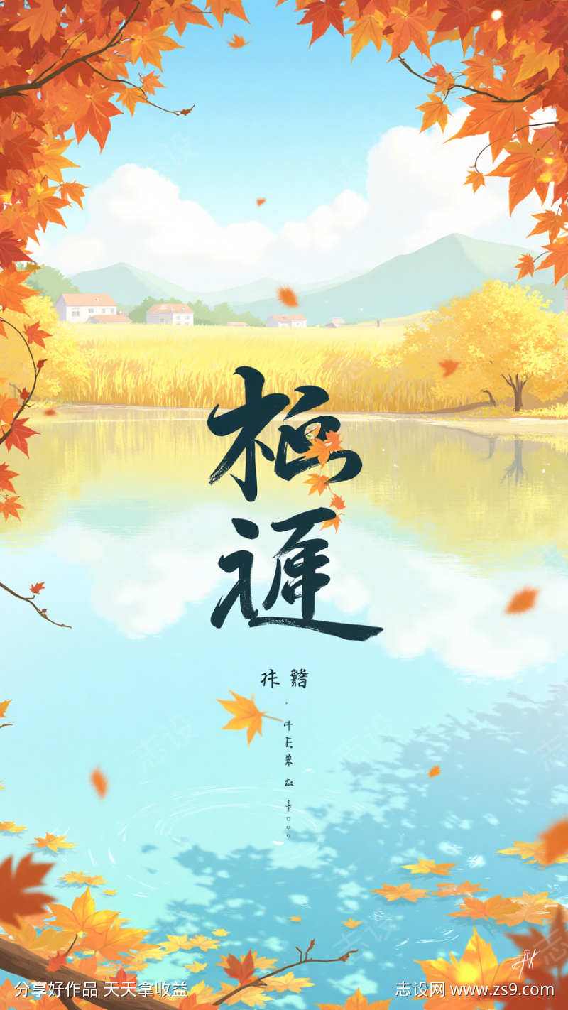 立秋秋天海报