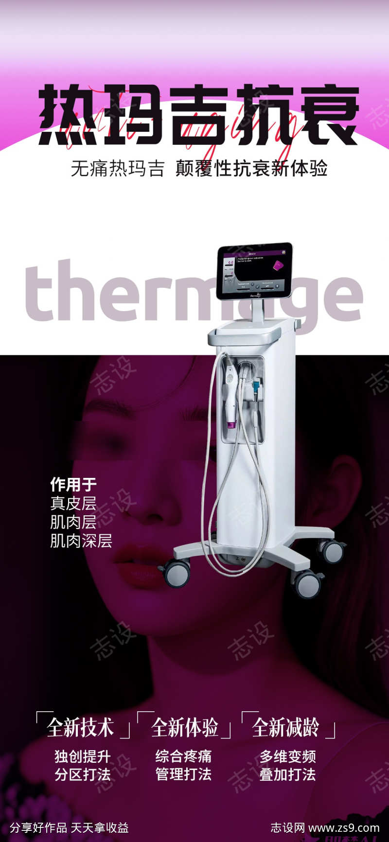 热玛吉抗衰海报