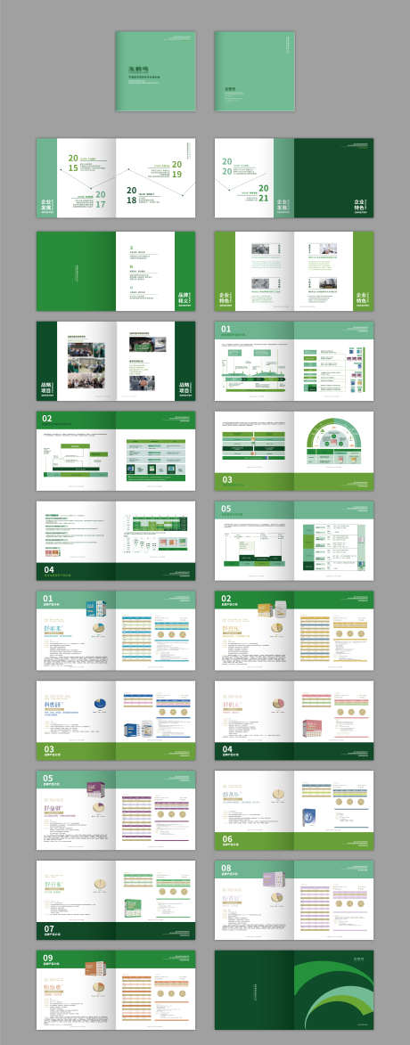 医学营养企业宣传画册_源文件下载_AI格式_3162X8064像素-宣传画册,招商,产品说明-作品编号:2025081902026212-志ˌ设`网