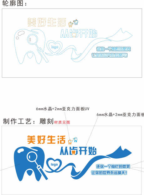 口腔文化墙_源文件下载_CDR格式_3635X4915像素-手绘,小牙医,轮播图-作品编号:2025090714092895-志˰设ˈ̹网
