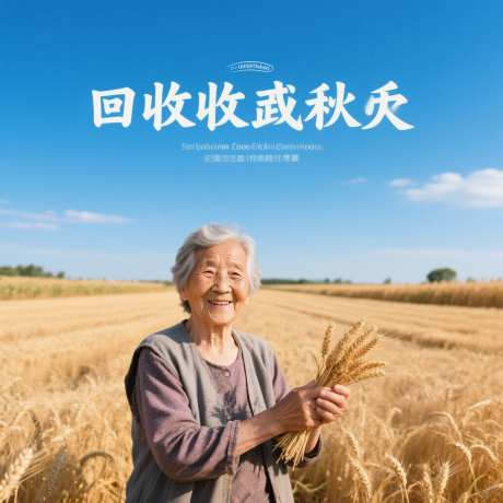 丰收的季节_AI图片下载_采样_2048X2048像素-麦田,秋天,AI人物-作品编号:2025082216043250-志设