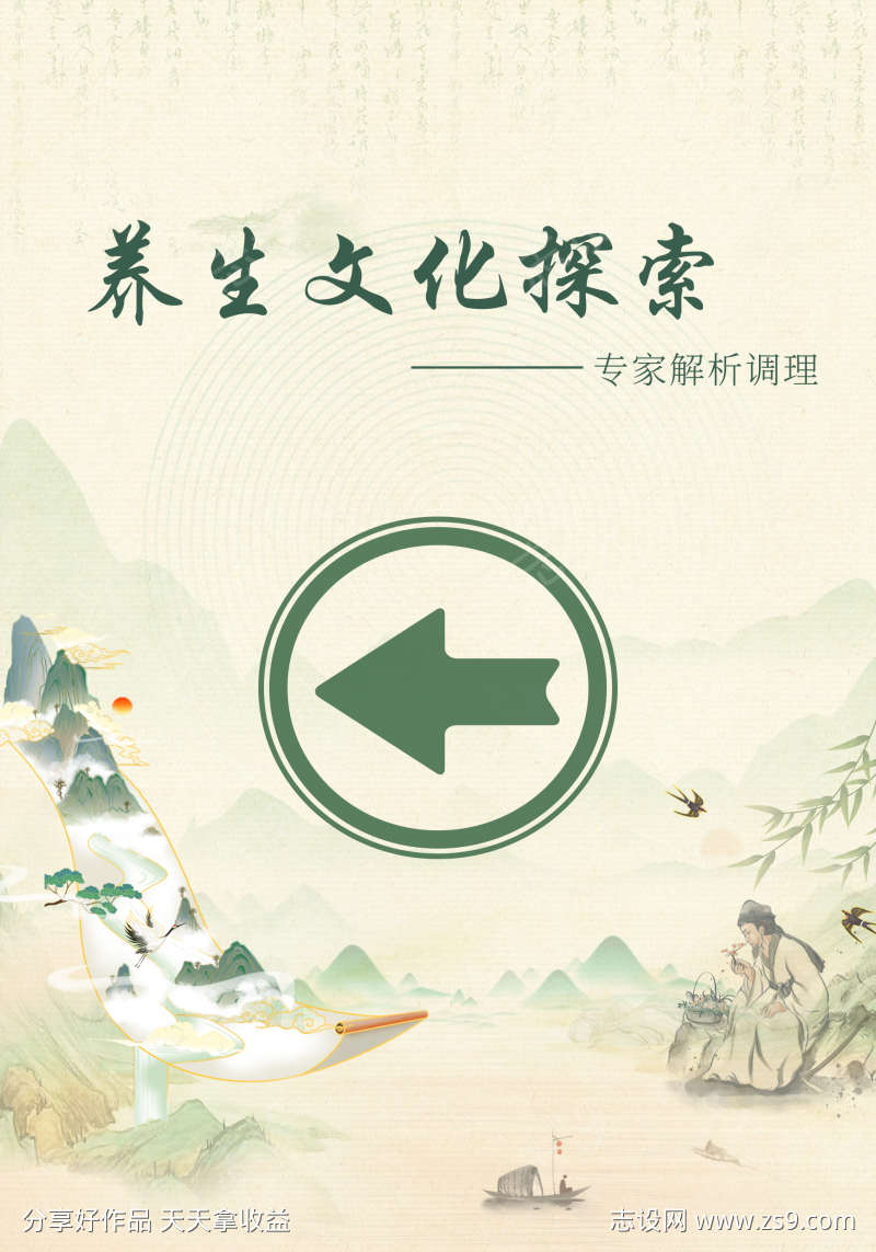 养生中医活动指引片展架海报