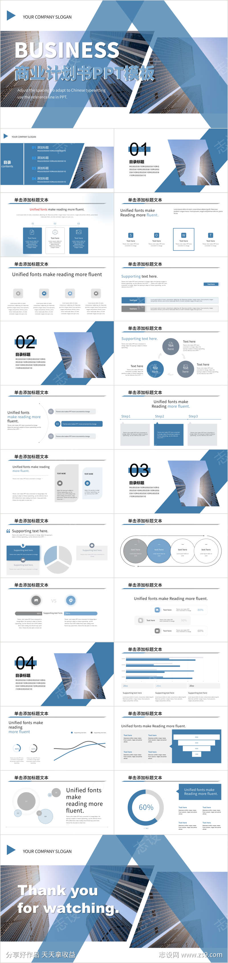 商业计划书PPT模板