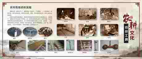 农耕文化宣传海报素材_源文件下载_CDR格式_3000X1000像素-弹棉花,纺织机,纺织-作品编号:2025082411234378-志‘设˙网