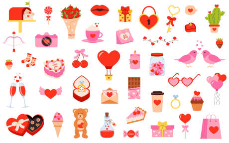 情人节素材_源文件下载_AI格式_3543X2214像素-元素,装饰,插画-作品编号:2025101610152516-志·设˙网
