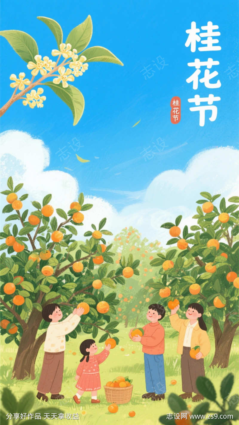 丰收的秋天